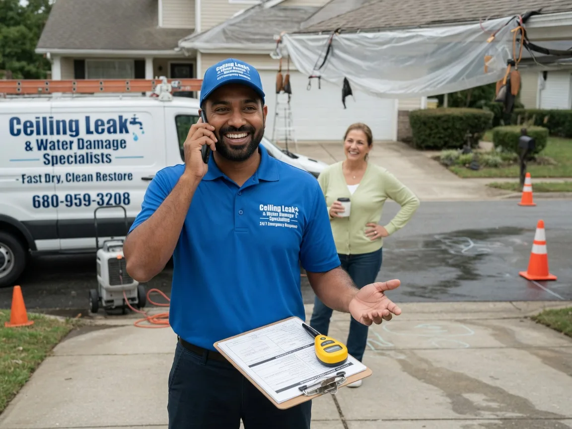 Ceiling Leak Cleanup Rocky Comfort, MO FAQs